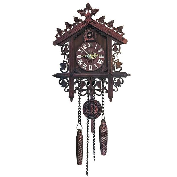 

wall clocks cuckoo clock vintage art swing hanging handcraft for home restaurant living room din889
