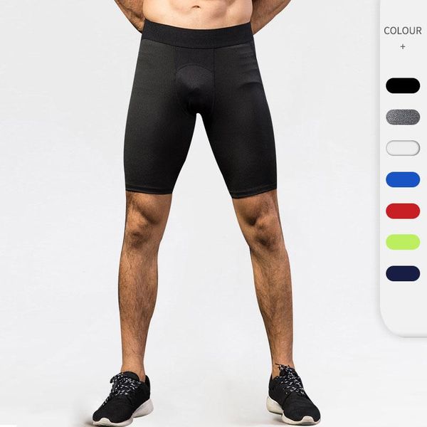 

summer running shorts men sports jogging fitness training quick dry mens gym sport short pants, Black;blue