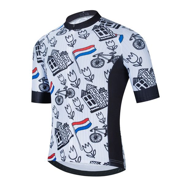 Frankreich Pro Team Radfahren Jersey Sommer Radfahren Tragen Mountainbike Kleidung Fahrrad Kleidung MTB Fahrrad Radfahren Kleidung Radfahren Tops B5