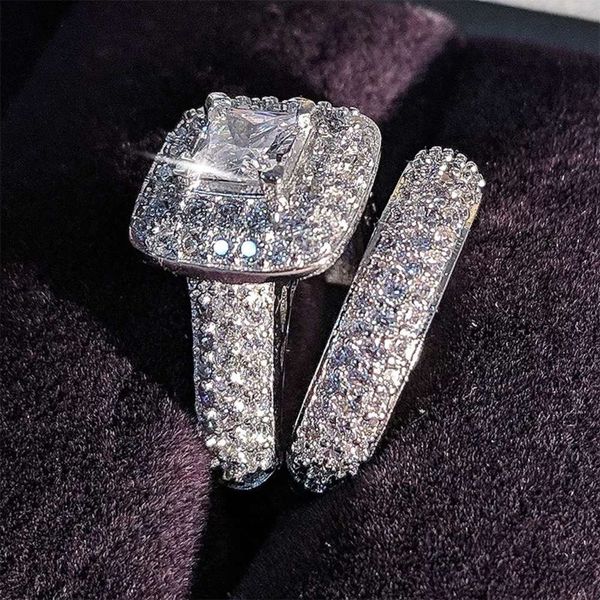 

jewelry zircon double set ring accessories, Black