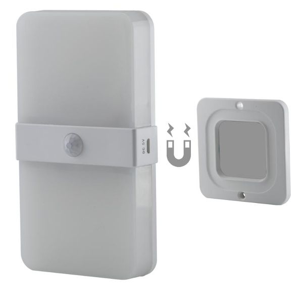 

acrylic led wall lamp montion sensor makeup lighting rechargeable ir infrared light cct adjustable cabinet stair lights