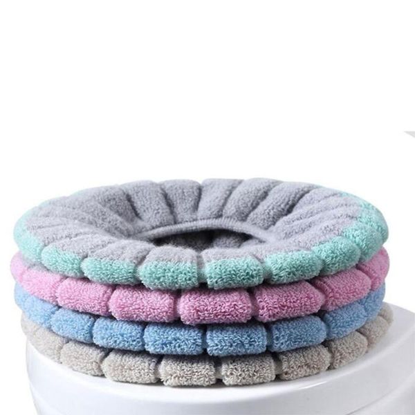 

toilet seat covers bathroom accessories washable with handle warmer pad closestool mat cushion cover