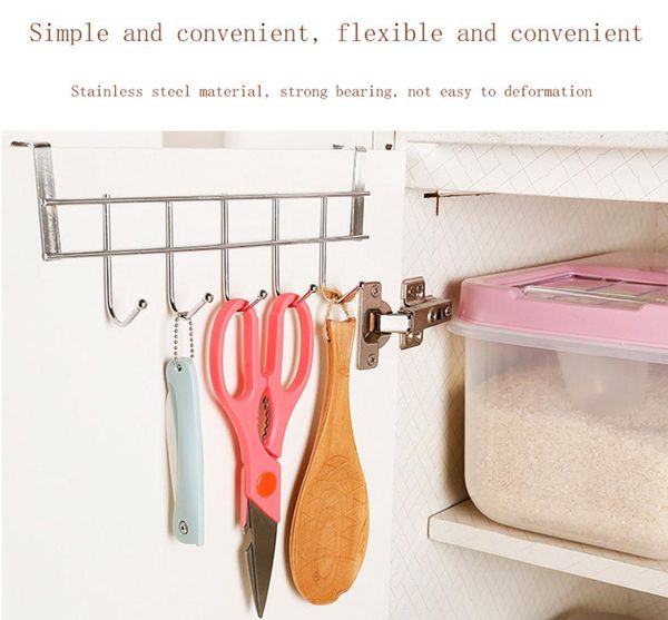 

stainless steel cabinet drawer door hooks do not need to be perforated seamless installation of multifunctional & rails