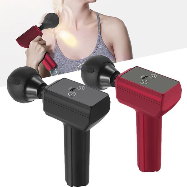 

electric muscle massage gun mini portable pocket neck massager pain therapy fascia for body relaxation accessories