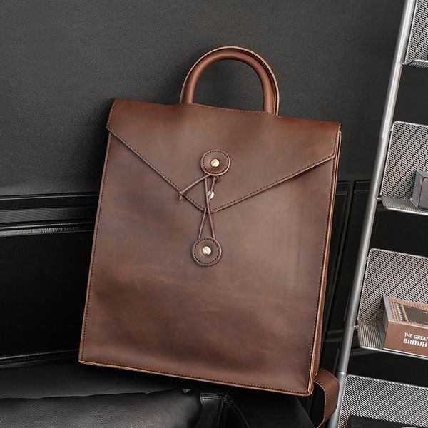 

backpack trendy business casual men's bags korean handbags shoulder trends