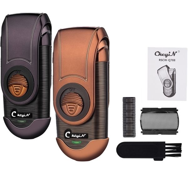 

usb rechargeable electric shaver razor men reciprocating single blade cordless beard trimmer barber shaving machine 220222