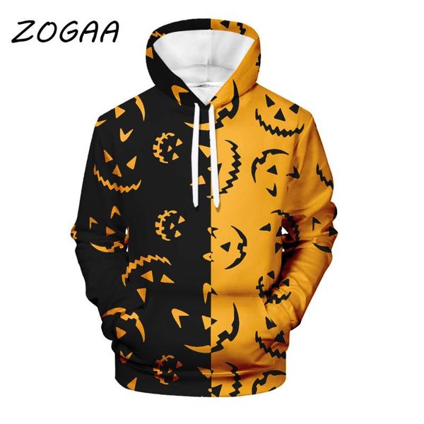 

men's hoodies & sweatshirts zogaa 2021 trendy men' pullover thick hoodie winter student 3d printed harajuku large size street swea, Black
