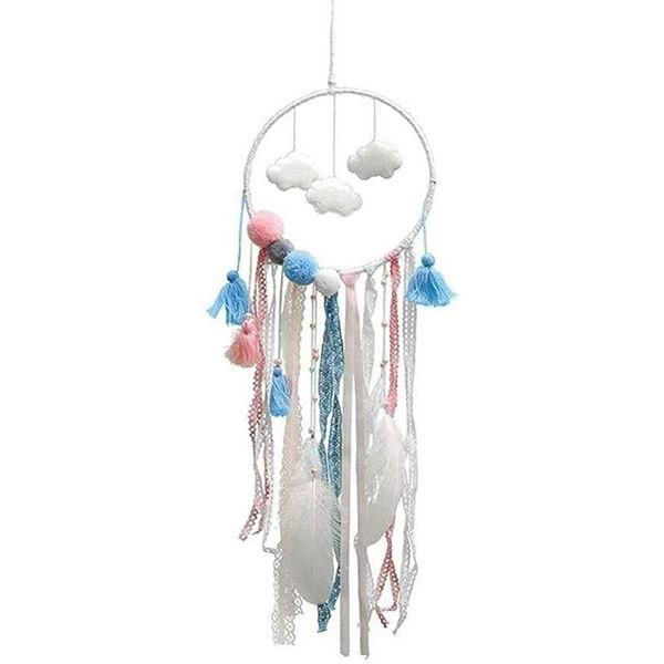 

ins nordic decoration home dream catchers hanging wall decor art pendant cute wind chimes national feather kids girls decorative objects & f
