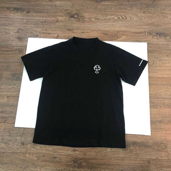 

crosin short spring summer european american fashion brand croxin sleeve t-shirt women's loose sanskrit horseshoe pri, White;black