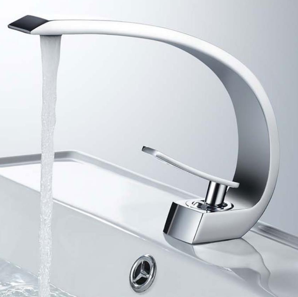 

bathroom sink faucets luxury sales brass single handle faucet mixer tap basin lacquer black red gold european style
