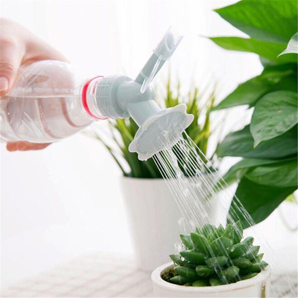 

watering equipments 2in1 plastic sprinkler nozzle for flower waterers bottle portable household potted plant waterer
