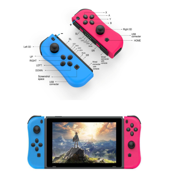 

the wireless controller of has vibration and sensor functions, can be used with line bluetooth, for switch game controllers & joyst joystick