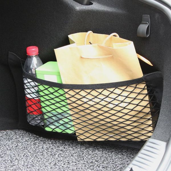 

car organizer accessories trunk net nylon suv auto cargo storage mesh holder universal for cars luggage nets travel pocket