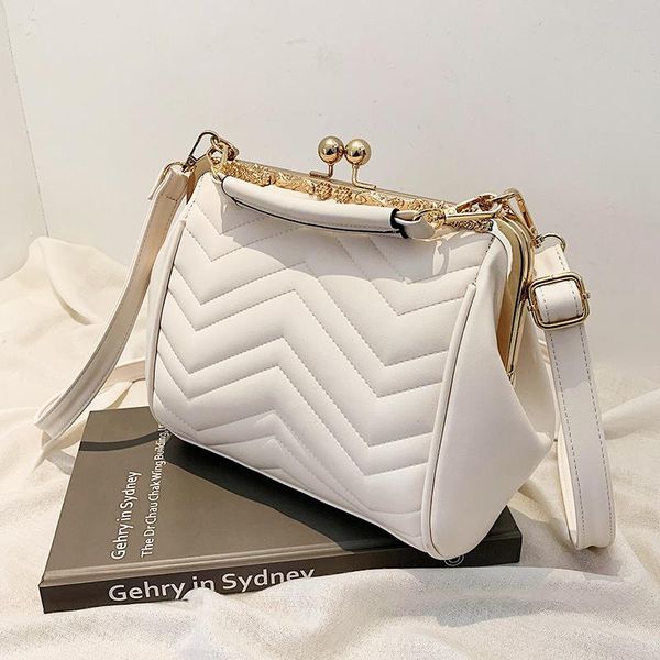 

shoulder bags chevron clip women bag pu leather crossbody for 2022 satchel ladies handbags