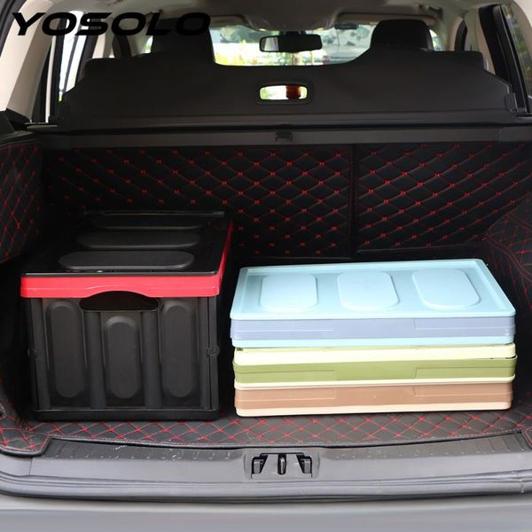 

car organizer yosolo large cargo storage foldable trunk box stowing tidying interior accessories