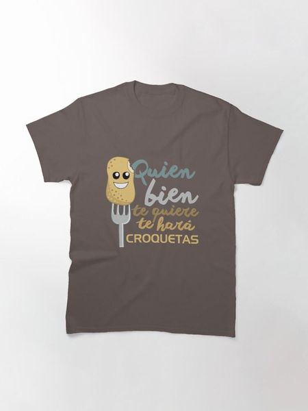 

men's t-shirts croquetas classic t-shirt, White;black