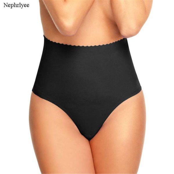 

women's shapers seamless body shaper high waist belly pants shaping thong women hip buttocks underwear s00512, Black;white