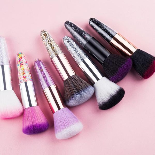 

nail brushes professional art dust brush makeup care soft remove, Yellow