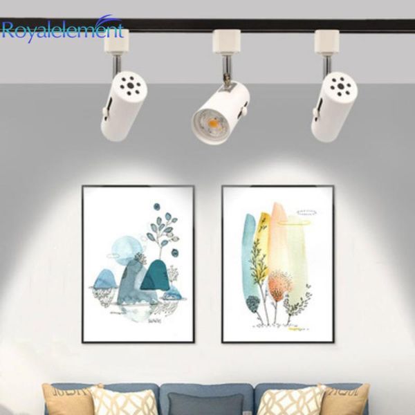 

modern 5w gu10 track light system fixture store home ceiling adjustable spotlights rail lamp luminaire exhibition shop lights