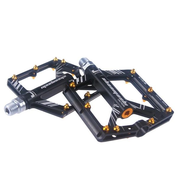 

bike pedals shanmashi bicycle pedal mountain alu bearings flat for mtb road