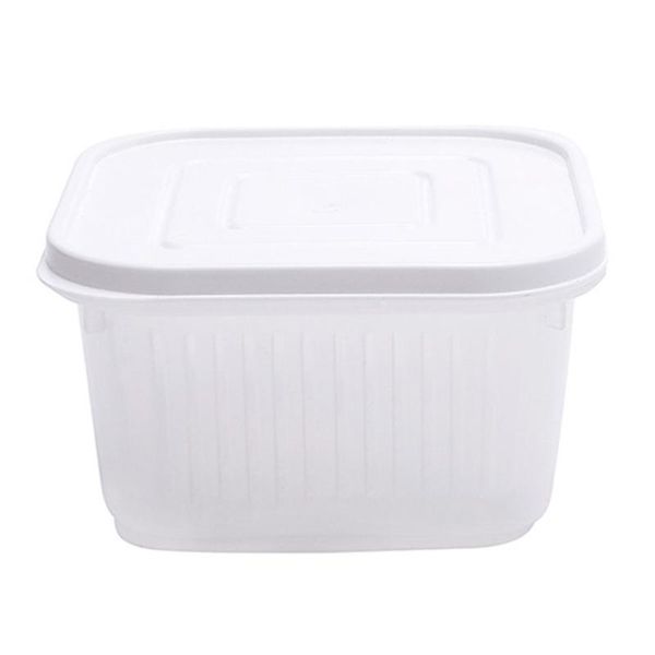 

storage bottles & jars portable size home kitchen drain sealed crisper fruit fresh containers case fridge box supplies