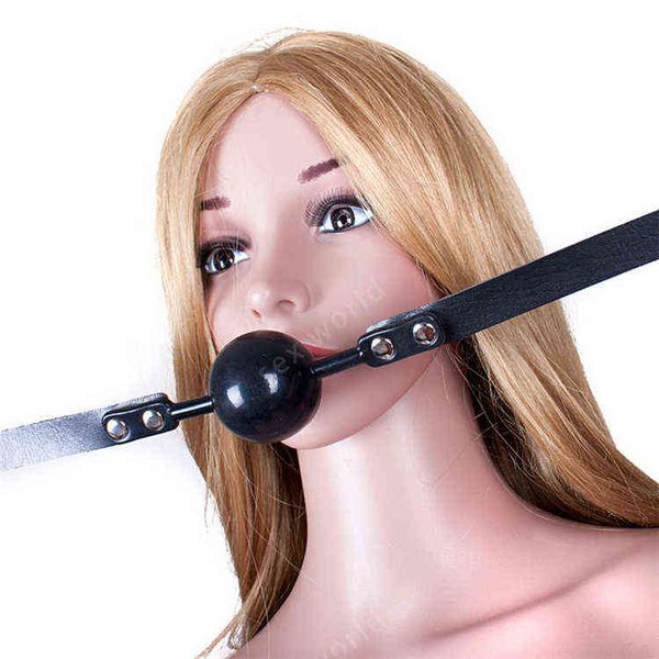 NXY sexo adulto brinquedo preto tira tipo silicone grande boca boca restrações eróticas brinquedos oral smadult jogos cosplay escravo para casais 1225