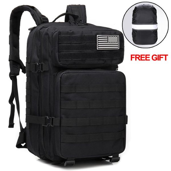 

men army military tactical backpack 3p softback outdoor waterproof bug rucksack hiking camping hunting bags with raincover