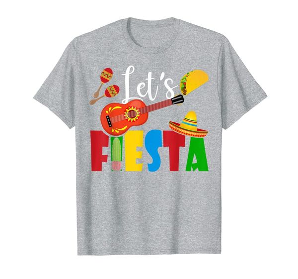 

cinco de mayo party lets fiesta mexican guitar cactus lover t-shirt, White;black