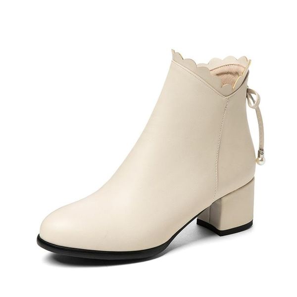 

boots big size simple short women shoes ankle for ladies woman winter, Black