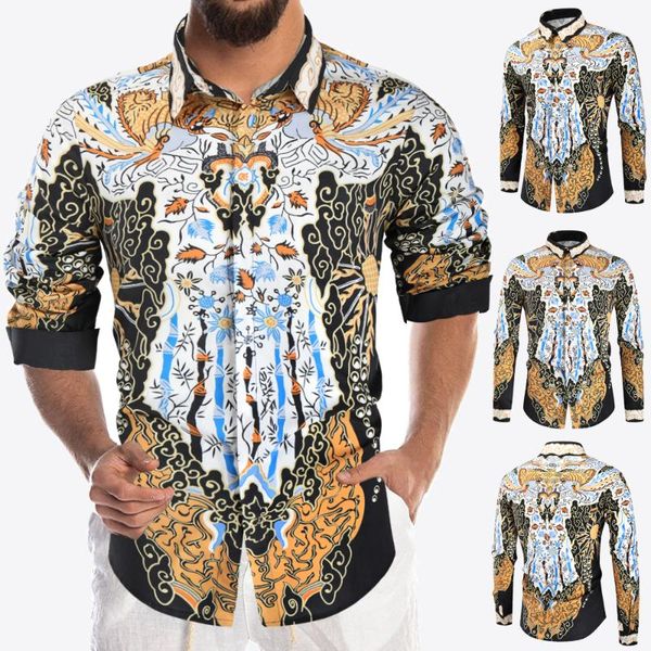 

men's casual shirts sb06412 fashion 2021 runway luxury european design party style clothing, White;black