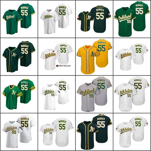 

oakland athletics men 55 sean manaea women youthjersey, Black;red