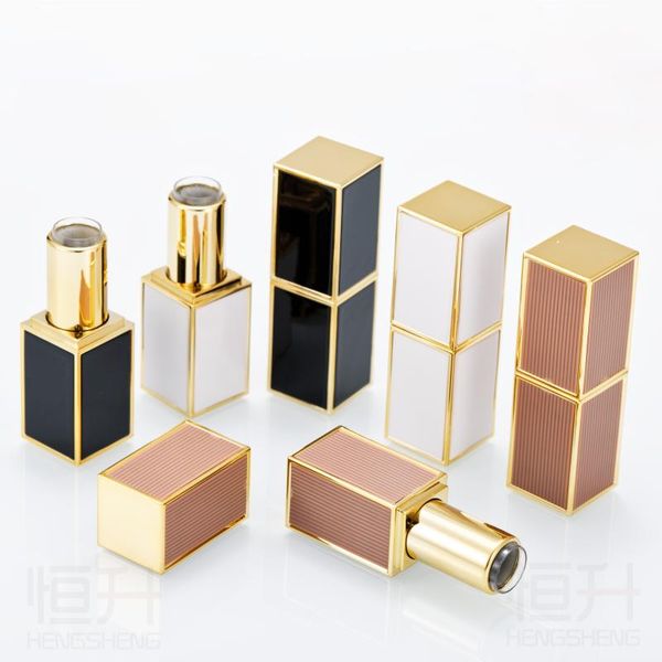 

storage bottles & jars arrival 30pc empty lipstick tubes lip bottle black and gold line diy gloss packing container diameter 12.1mm