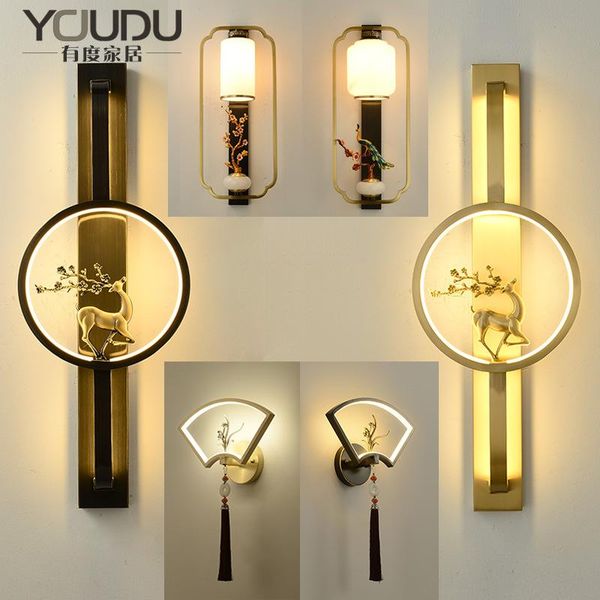 

modern led wood wall light mirror deco maison luminaria de parede bedroom lamp lamps
