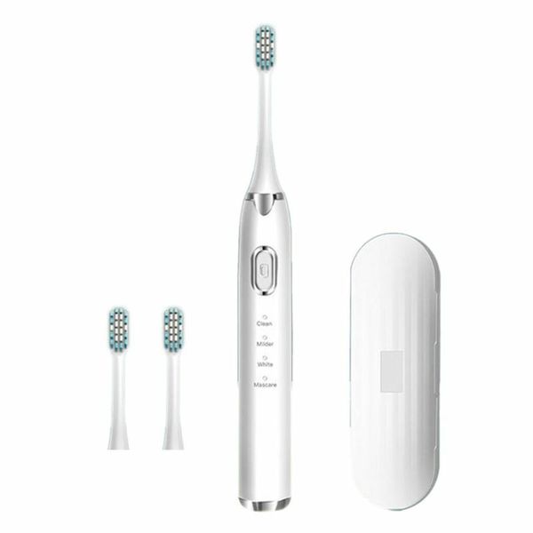 

smart electric toothbrush ultrasonic timer brush 16 gear usb charger rechargeable tooth brushes replacement heads set