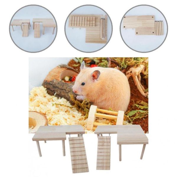 

small animal supplies hamster toy diy installation play ground natural wood climbing platform stand pet