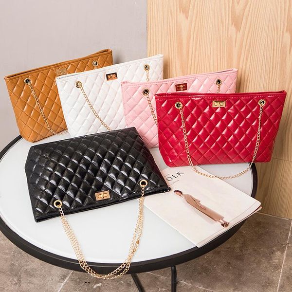 

evening bags women's shoulder strap handbag crossbody bag pu square large fashion casual korean version simplicity all-match underarm p
