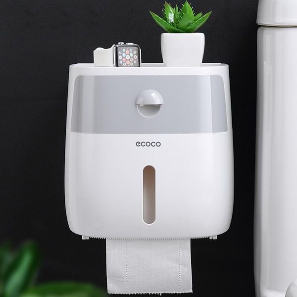 

toilet paper holders waterproof wall mount holder shelf for tray roll towel casetube storage box