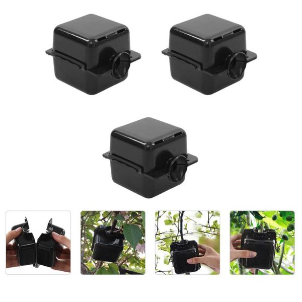

planters & pots 3pcs high pressure propagation square rooting device plant boxes