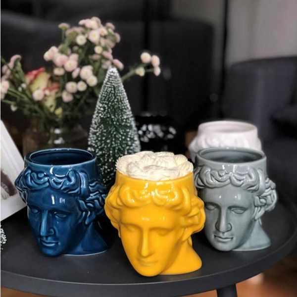 

mugs nordic creative retro greek mug apollo male god water cup funny coffee turkish cups gift cl71906