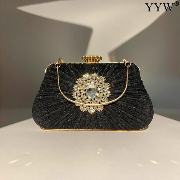 

evening bags elegant women clutch bag luxury floral diamonds design exquisite for ladies wedding party mini wallet handbag