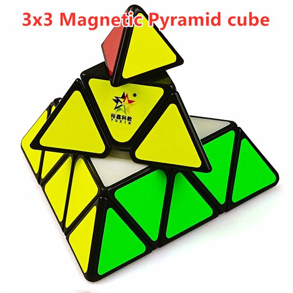 

yuxin huanglong magnetic 3x3x3 pyramid cube 3x3 magnetic pyramid magic cube magnetic 3x3 speed cube 3x3x3 pyramid cubo magico