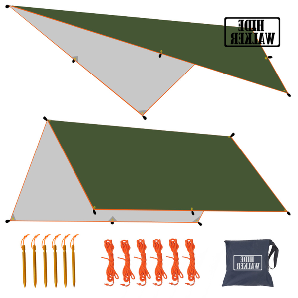 

tents and shelters camping tourist tarp with peg rope waterproof ultralight sun shelter outdoor awning tent sail canopy sunshade garden shad
