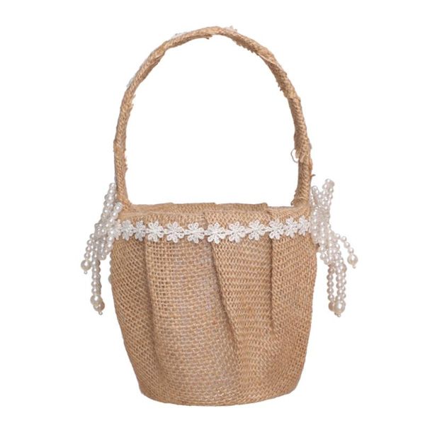 

gift wrap 1pc flower girl sprinkles basket cloth wedding