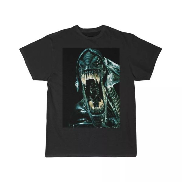 

alien creature attack short sleeve tee, White;black