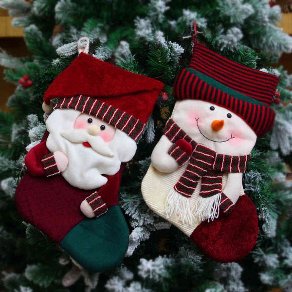 

qunyuan santa snowman supplies christmas socks