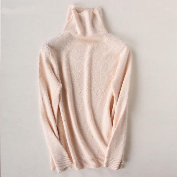 

women's sweaters 2021 cashmere wool for women autumn-winter pure geometric knitted pollover sweater, White;black