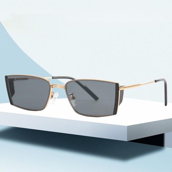 

sunglasses 2021 small box women's net red same men's fashion glasses, White;black