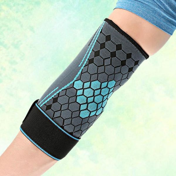 

elbow & knee pads 1pc running protector armband sport support extended brace warmers arm sleeve(blue,), Black;gray