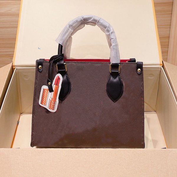 

ladies single quality super large shopping bag brown letter prints tote handbag classic women mummy backpack