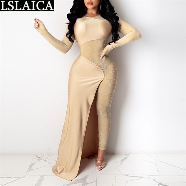 

long dresses for women formal party solid woman dress fashion arrival patchwork vestidos de fiesta noche largos elegantes 210515, Black;gray
